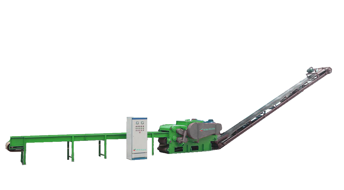 Broyeur déchiqueteur de bois à tambour industriel 1000x400